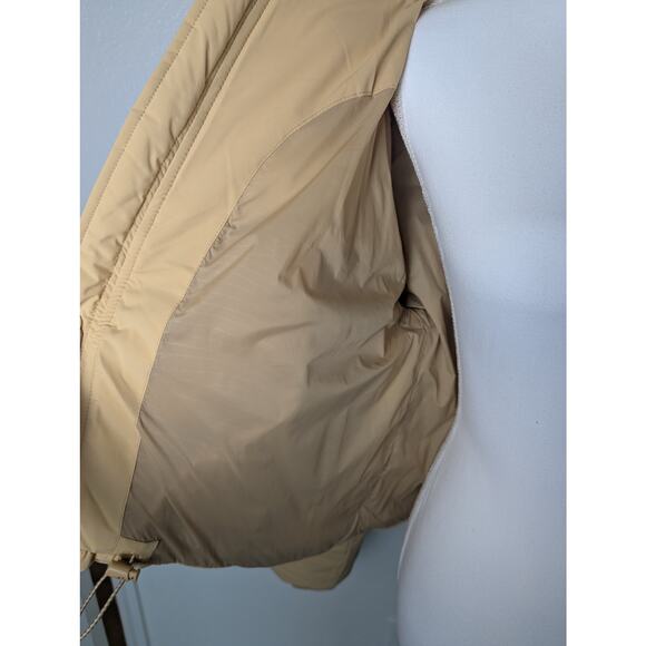 Rip Curl Anti Series Tidal Butter Yellow Crop Boxy Puffer Coat Women Sz M Winter - Picture 9 of 13